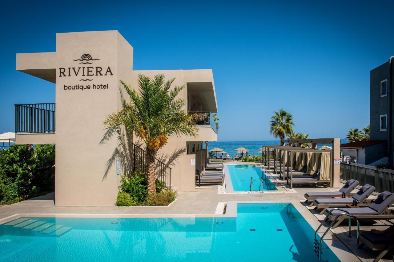 Riviera Boutique Hotel Stalida Exterior foto